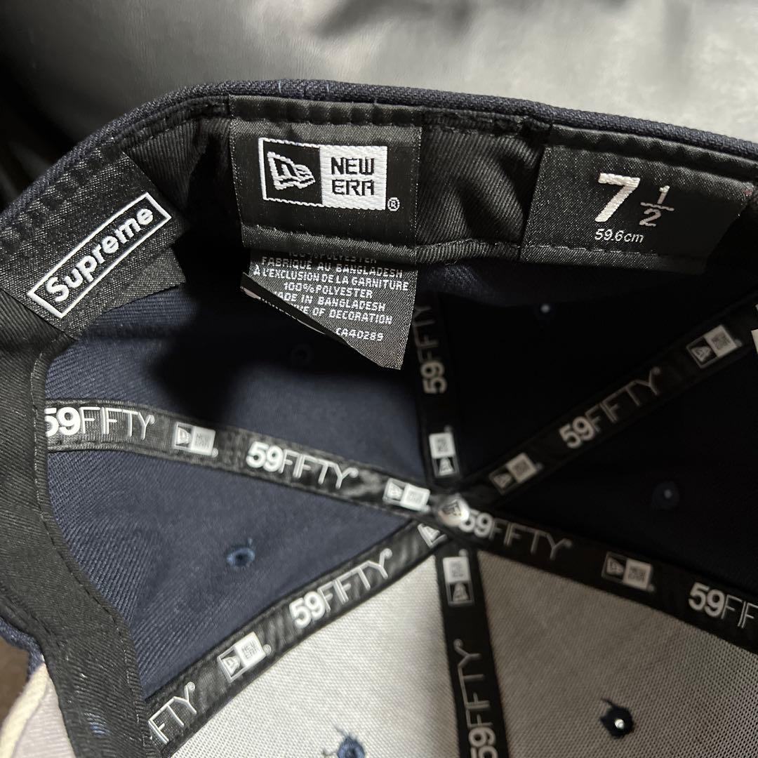 正規品　美品　Supreme✖️NEW ERA ベースボールキャップ 7 1/2