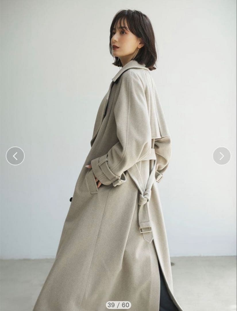 anuans ウールトレンチコート 2024AW