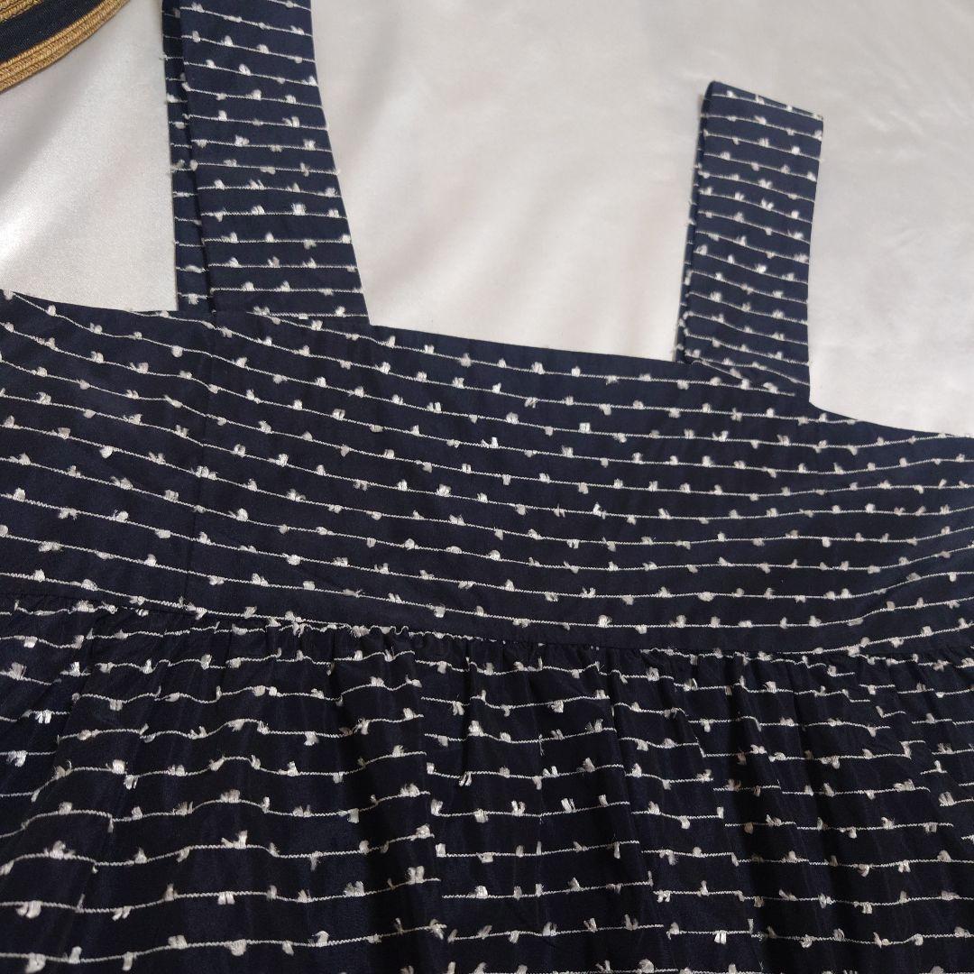 【美品】UNITED ARROWS モールボーダー キャミソール ブラウス36