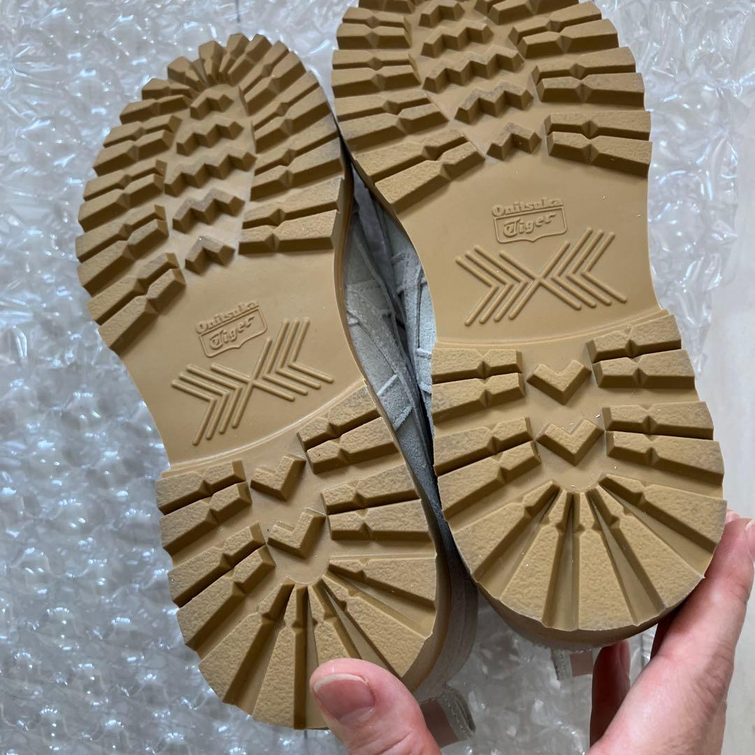 オニツカタイガー　メキシコリンカン　スウェードショートブーツ　ベージュ　23cm