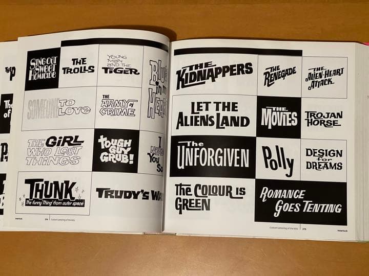 アート・デザイン・音楽 Custom Lettering of the 60s & 70s
