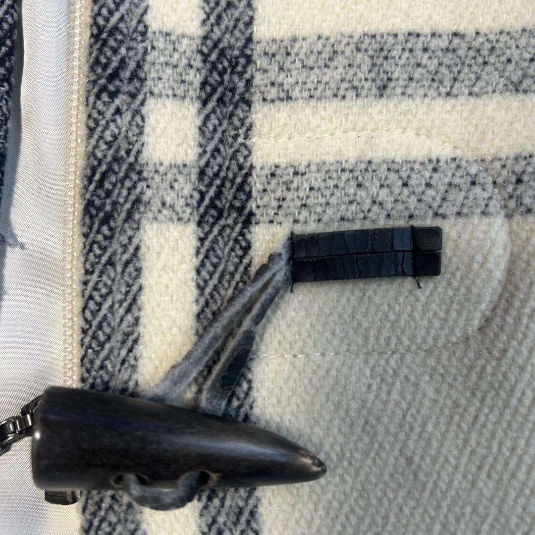 BURBERRY チェック柄 ダッフルコート 40