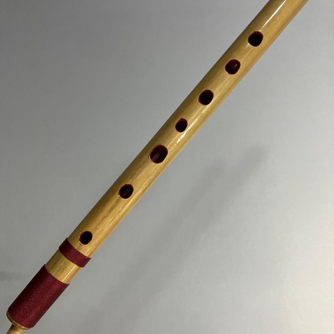 【限定1本・金文字仕様】篠笛 七本調子 B管ドレミ調　西洋音階MR7-140