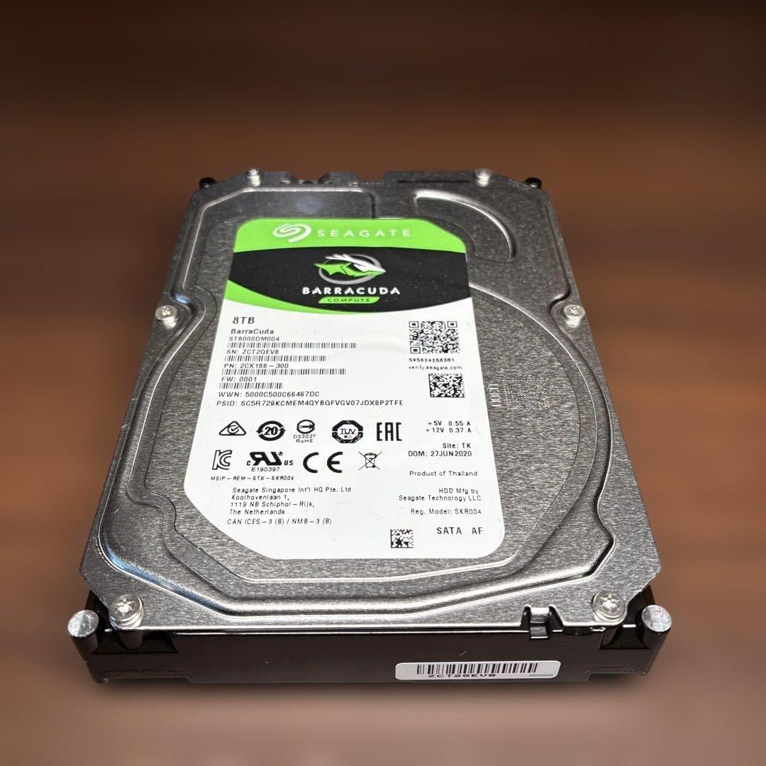 新品箱なし 8TB HDD SEAGATE BARRACUDA ③