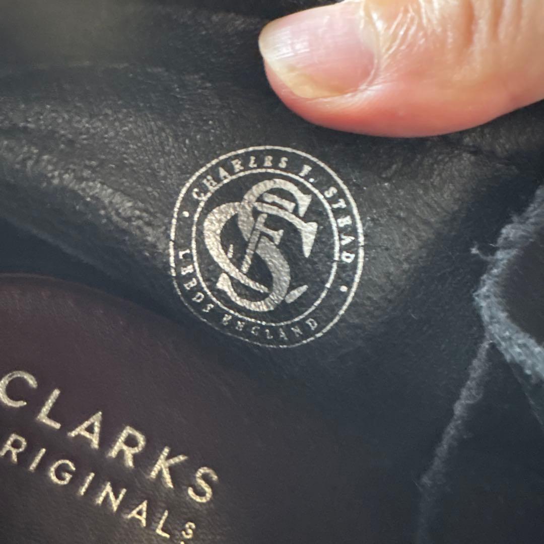 CLARK ORIGINALS 黒 ワラビー スエード