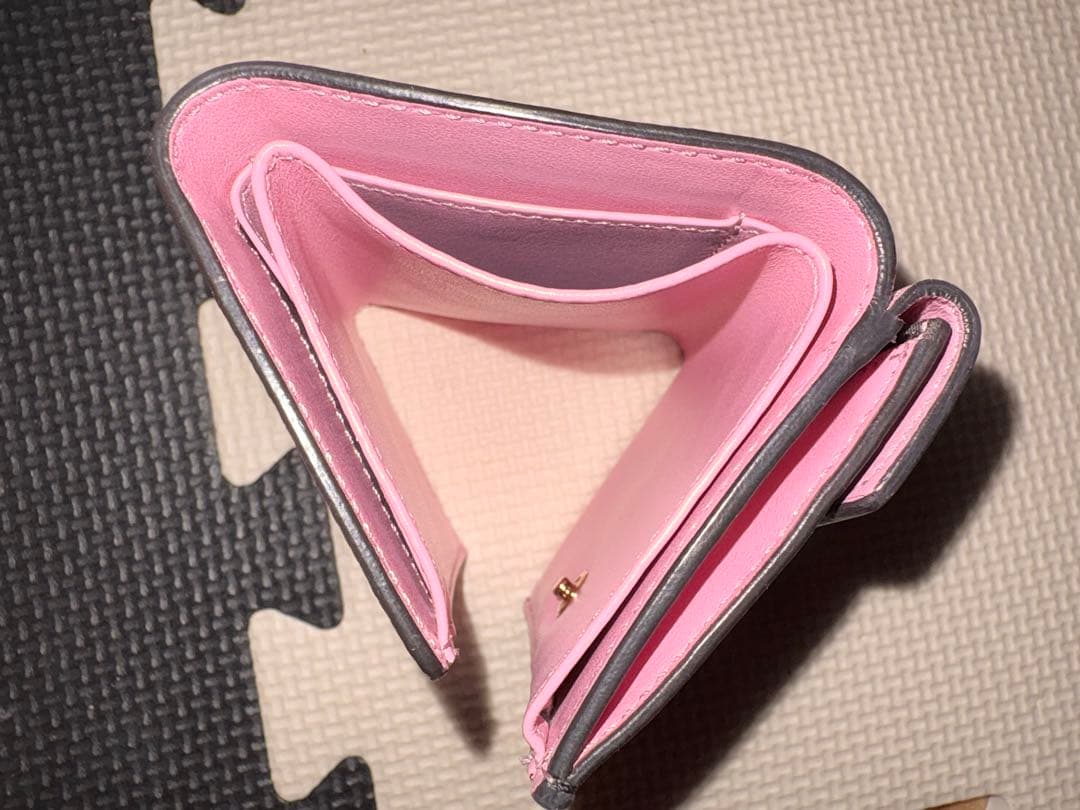 FENDI 三つ折り財布 ピンク/ブラウン