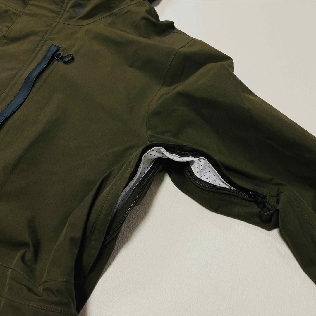 6681 ボルコム　ジャケット　ゴアテックス　無地　スノボ　カーキ