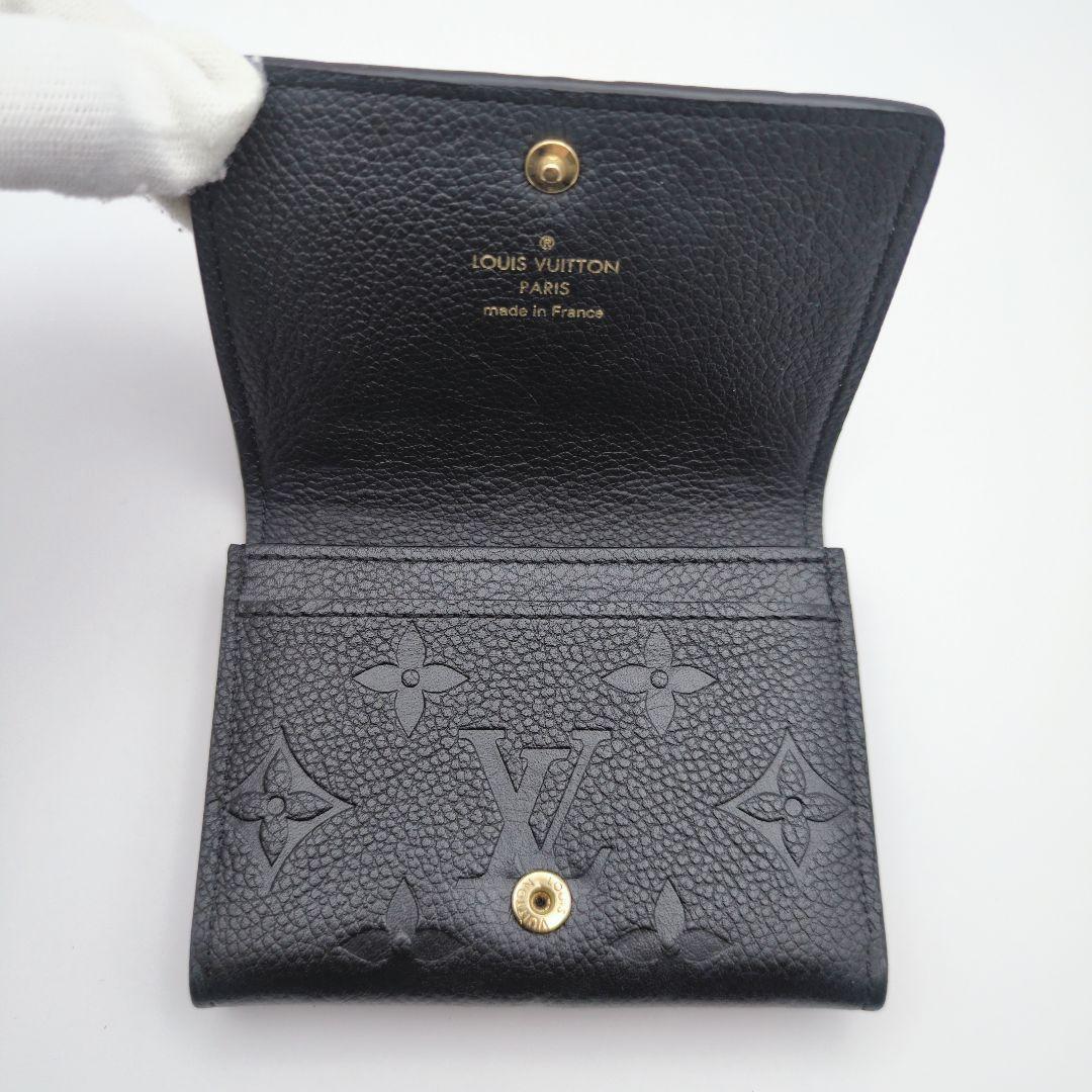 IC搭載 極美品✨ルイヴィトン 名刺入れ アンヴェロップ アンプラント 黒