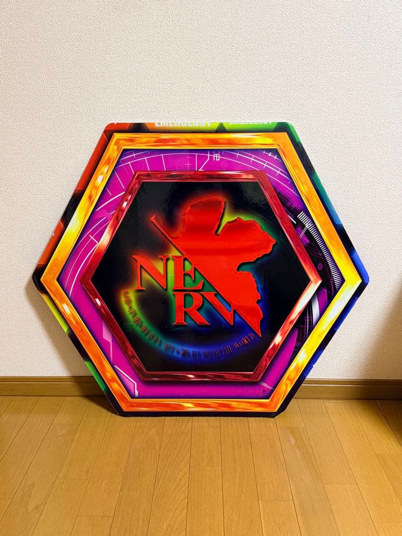エヴァンゲリオン NERV ロゴ 特大パネル 両面デザイン 希少品　非売品