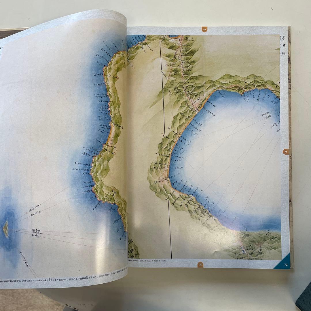歴史　伊能図　日本古地図大成