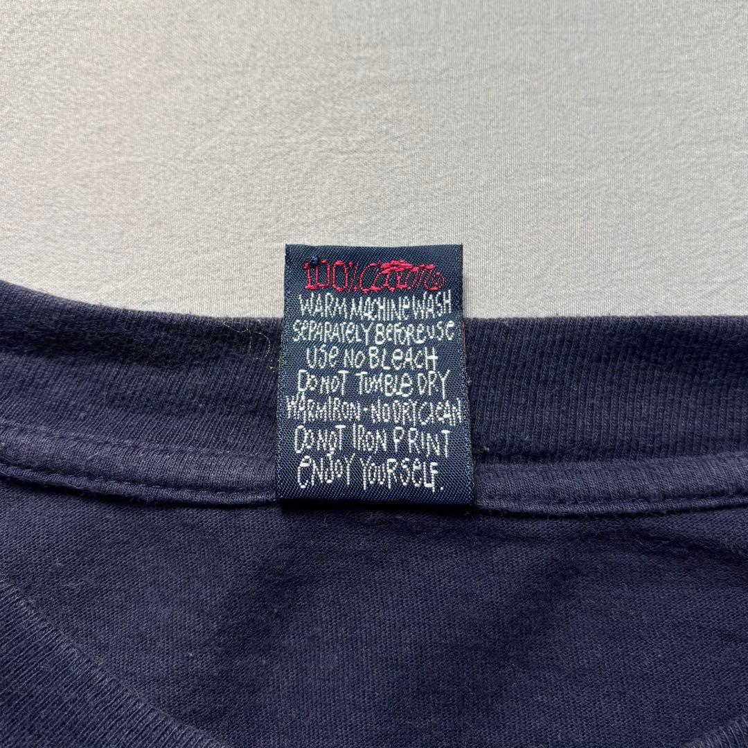 90s OLD STUSSY ロゴTシャツ 紺タグ USA製