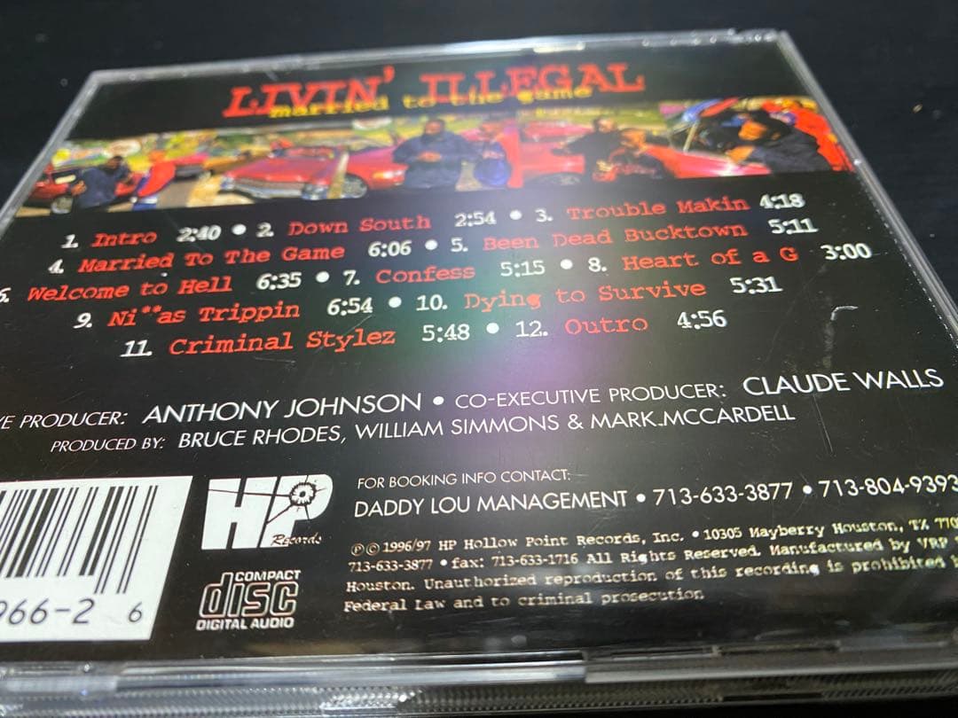 洋楽 LIVIN' ILLEGAL/MARRIED TO THE GAME/G-RAP