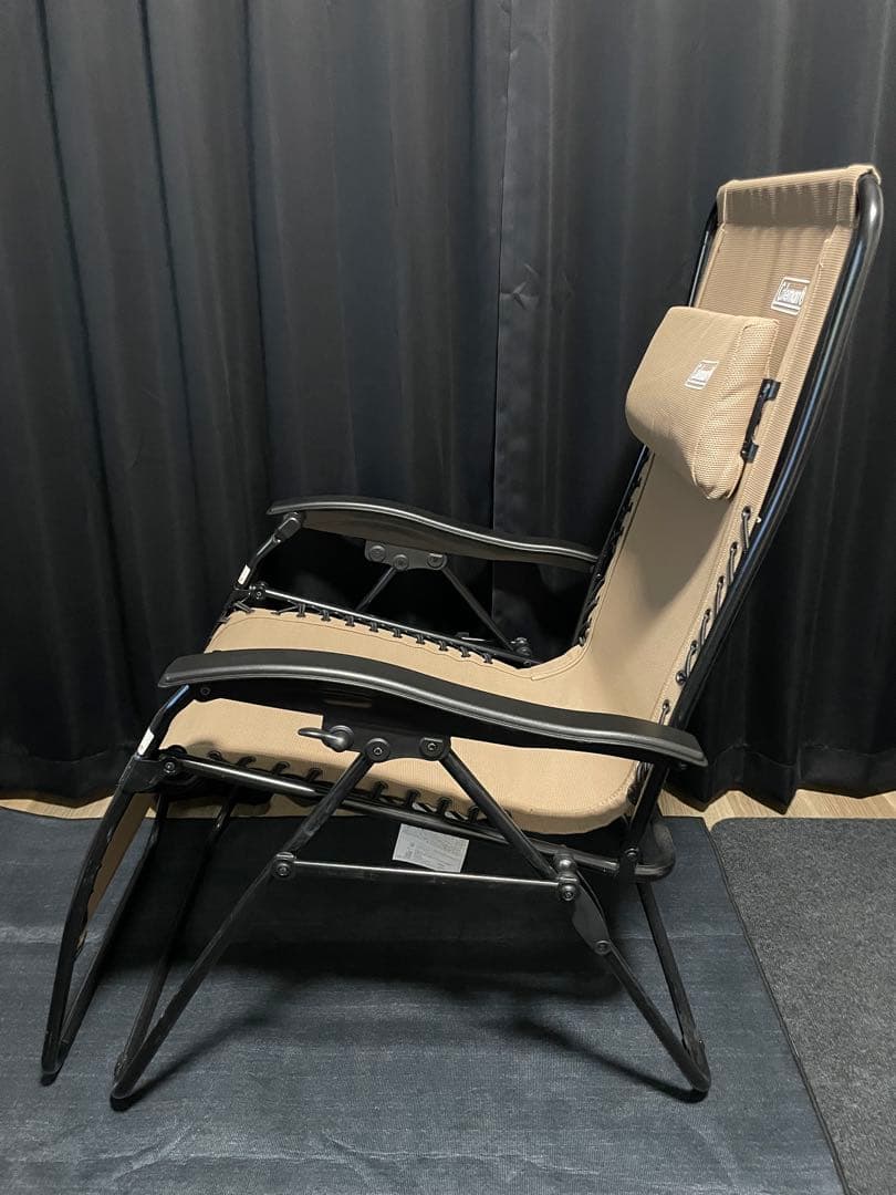 Coleman アウトドアチェア ベージュ　室内使用のみ
