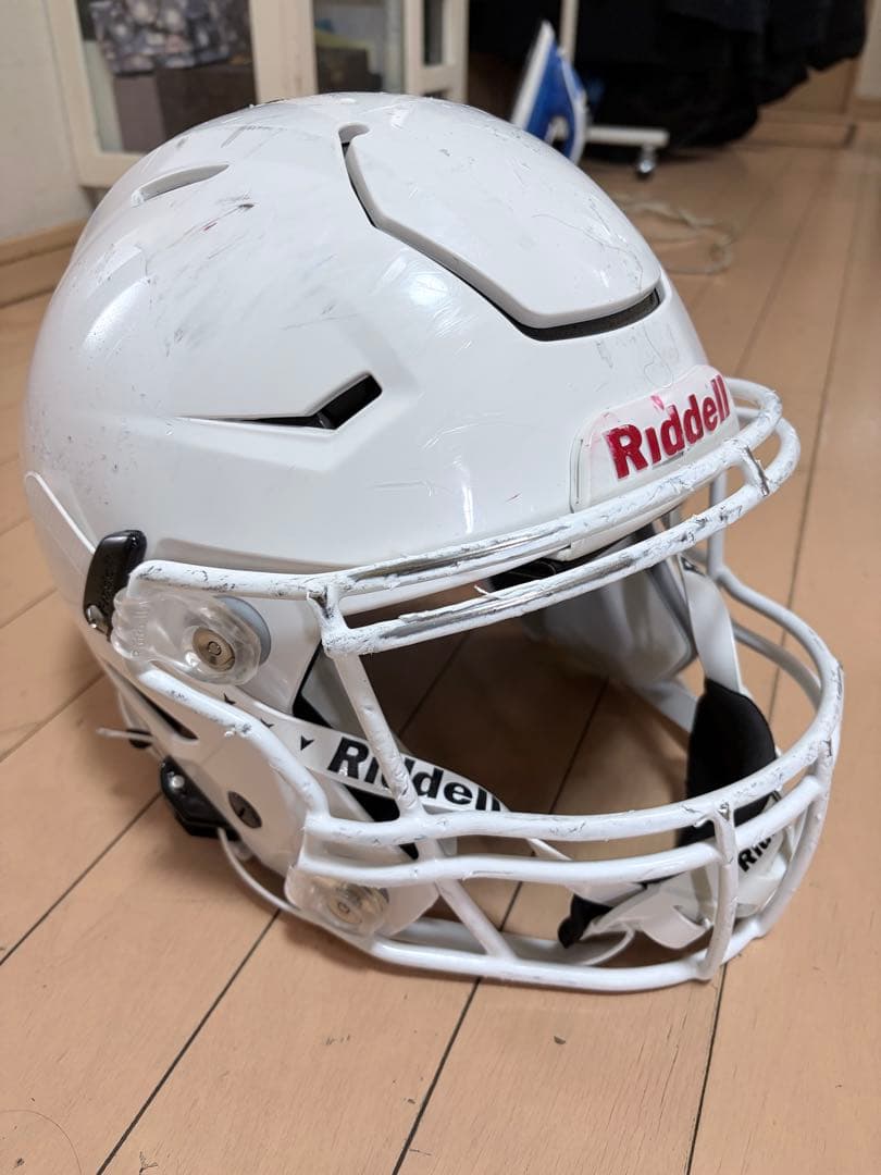 Riddell 美品 アメフトヘルメット フレックス ホワイトMサイズ