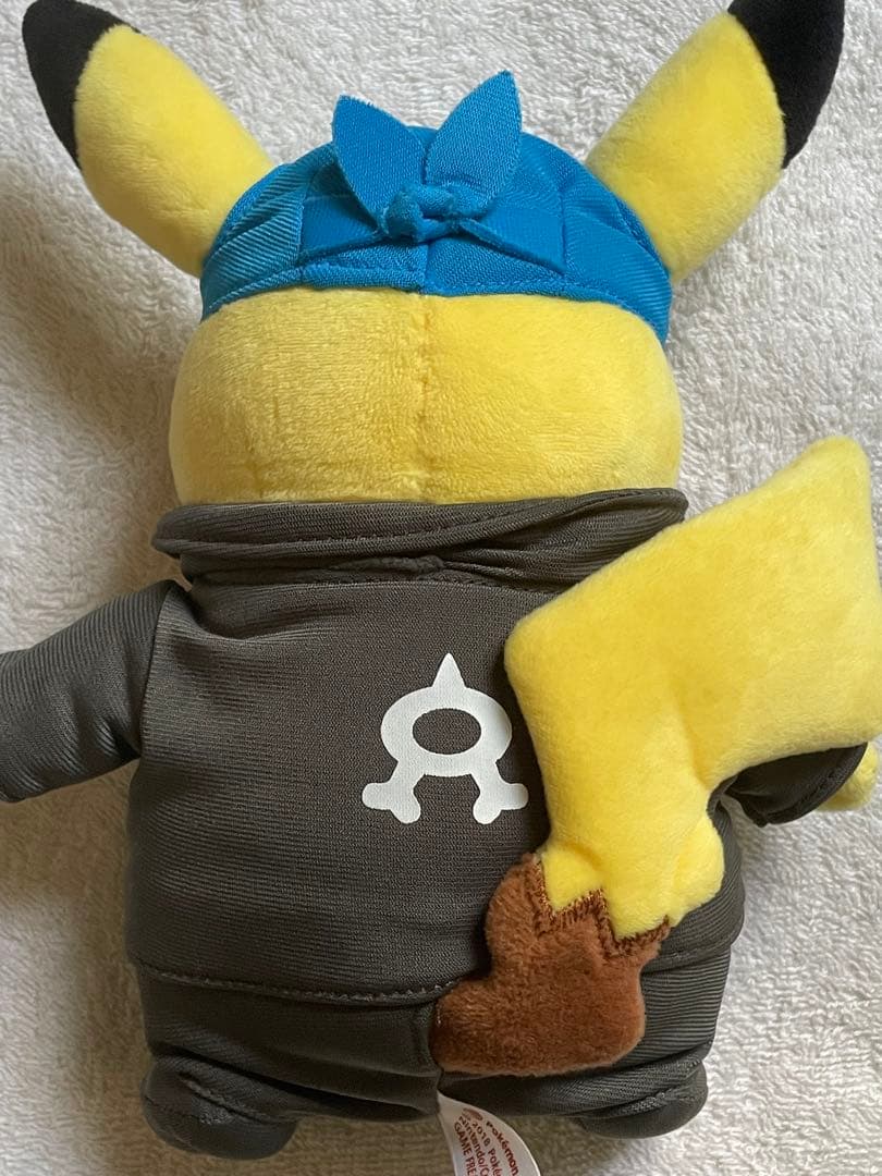 ポケモンセンター限定　ピカチュウぬいぐるみ 2018年レア　アクア団アオギリ