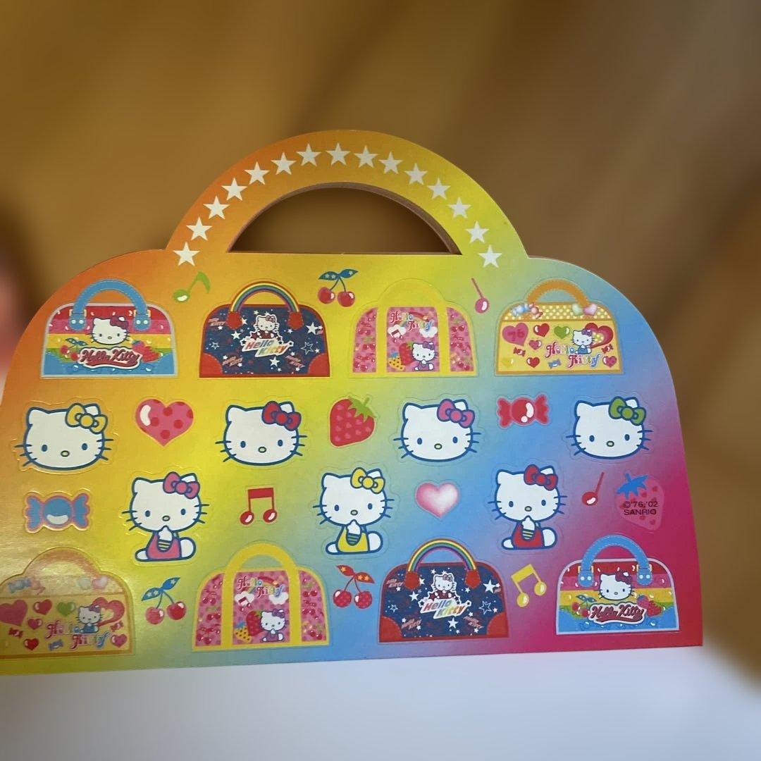 平成　レトロ　キティ　メモ帳　ダイカット