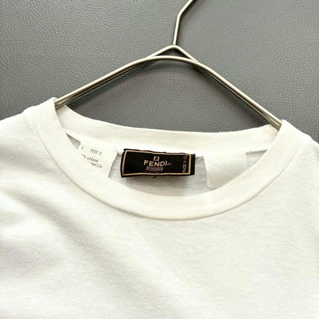 【totomamachan】FENDI　ビッグロゴTシャツ イタリア製