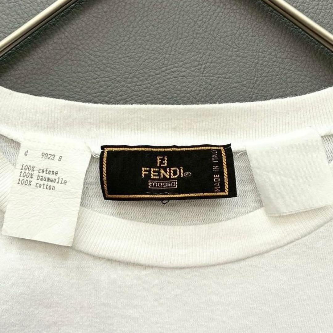 【totomamachan】FENDI　ビッグロゴTシャツ イタリア製
