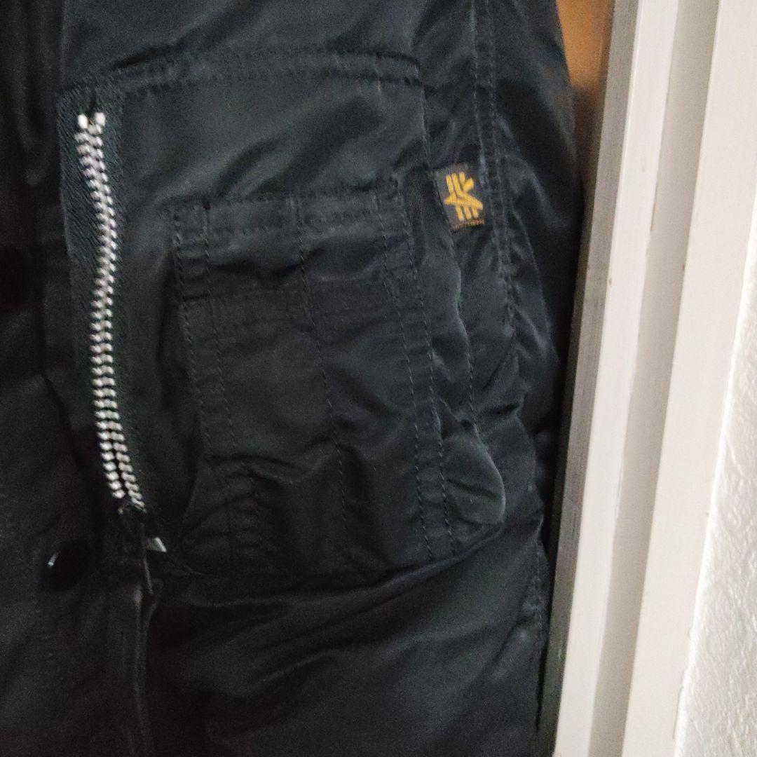 Alpha Industries ブラック N3B コート　モッズコート
