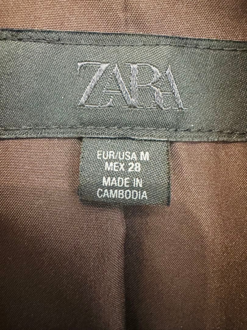 ZARA試着のみ美品ソフトオーバーサイズコート ダークブラウンM ロングコート