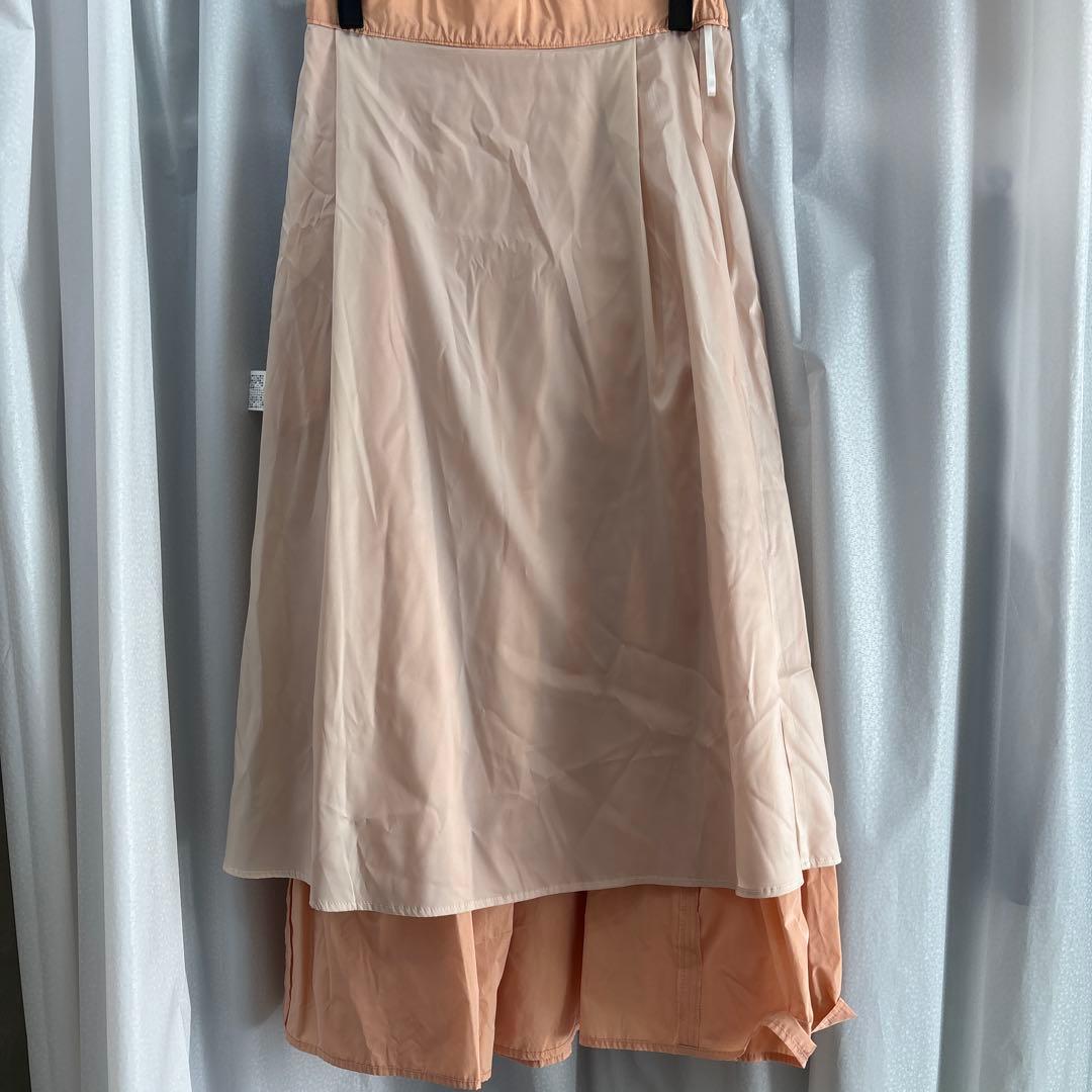 ANAYI アナイ　タフタスカート　新品　未使用　春夏　オレンジ