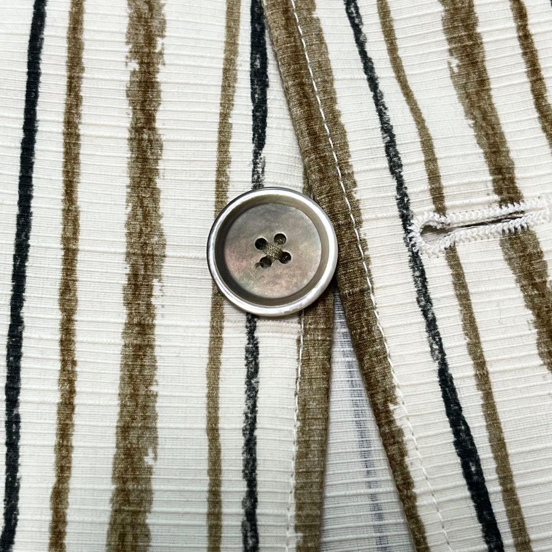 【新品タグ付き】LARDINI テーラードジャケット ストライプ 48