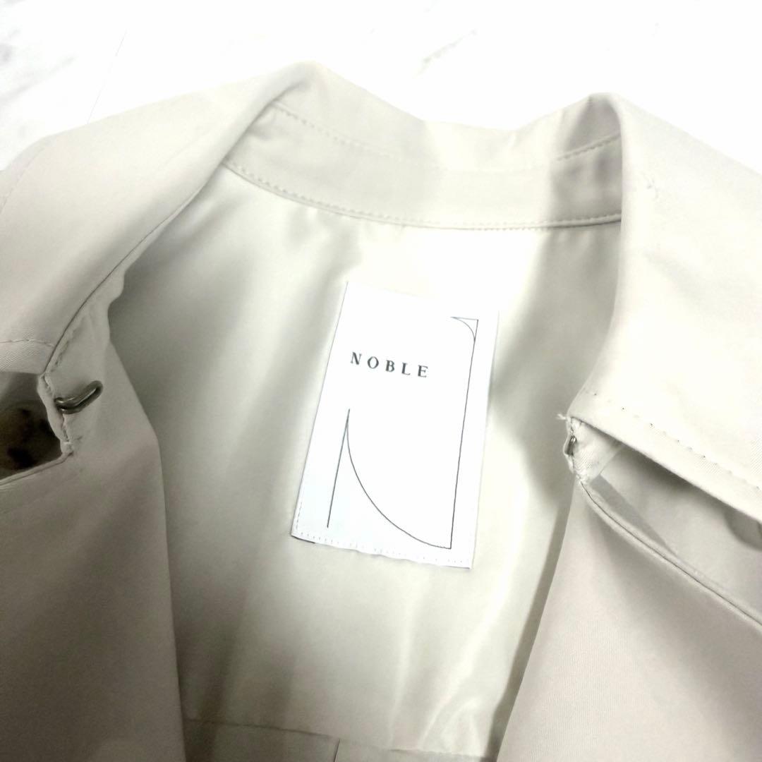 【美品】2025✨️完売品✨️ノーブル コットンダブルクロストレンチコート