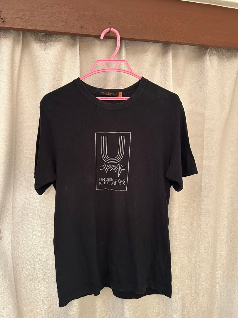 アンダーカバー06SS T期★UNDERCOVER RECORDS Tシャツ黒2