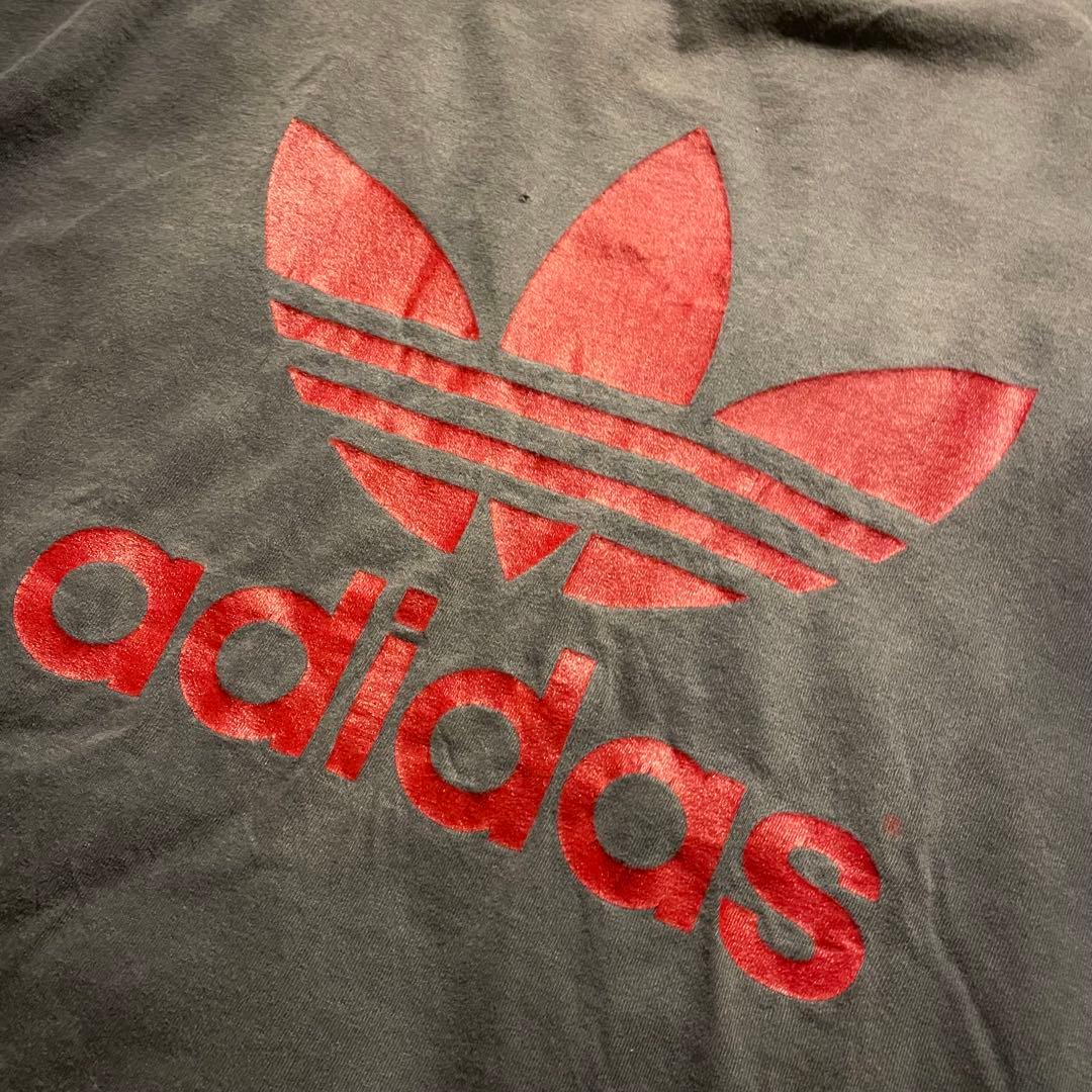 鬼フェード Adidas アディダス 90’s 万国旗タグ　トレフォイルTシャツ
