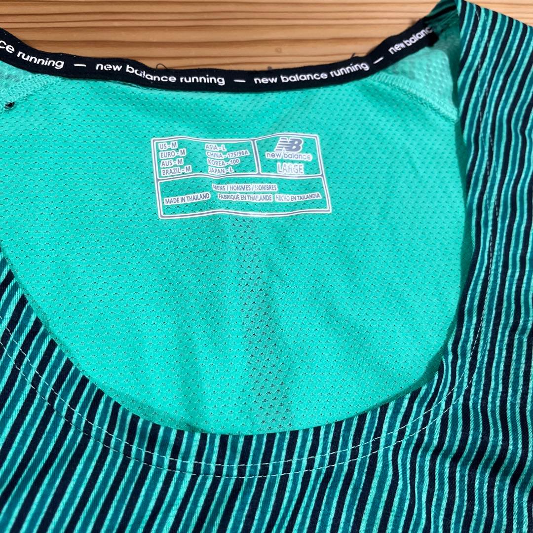 新品　ランニングウェア　newbalance ランシャツ