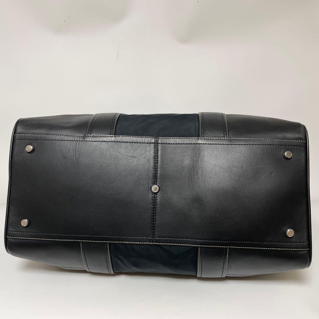 美品✨COACH ボストンバッグ 2way 南京錠 斜めがけ ナイロン 黒