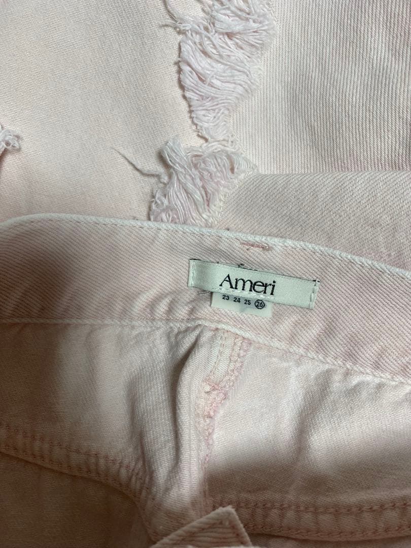 スカート Ameri REMAKE LIKE DENIM LACELAYEREDSKIRT