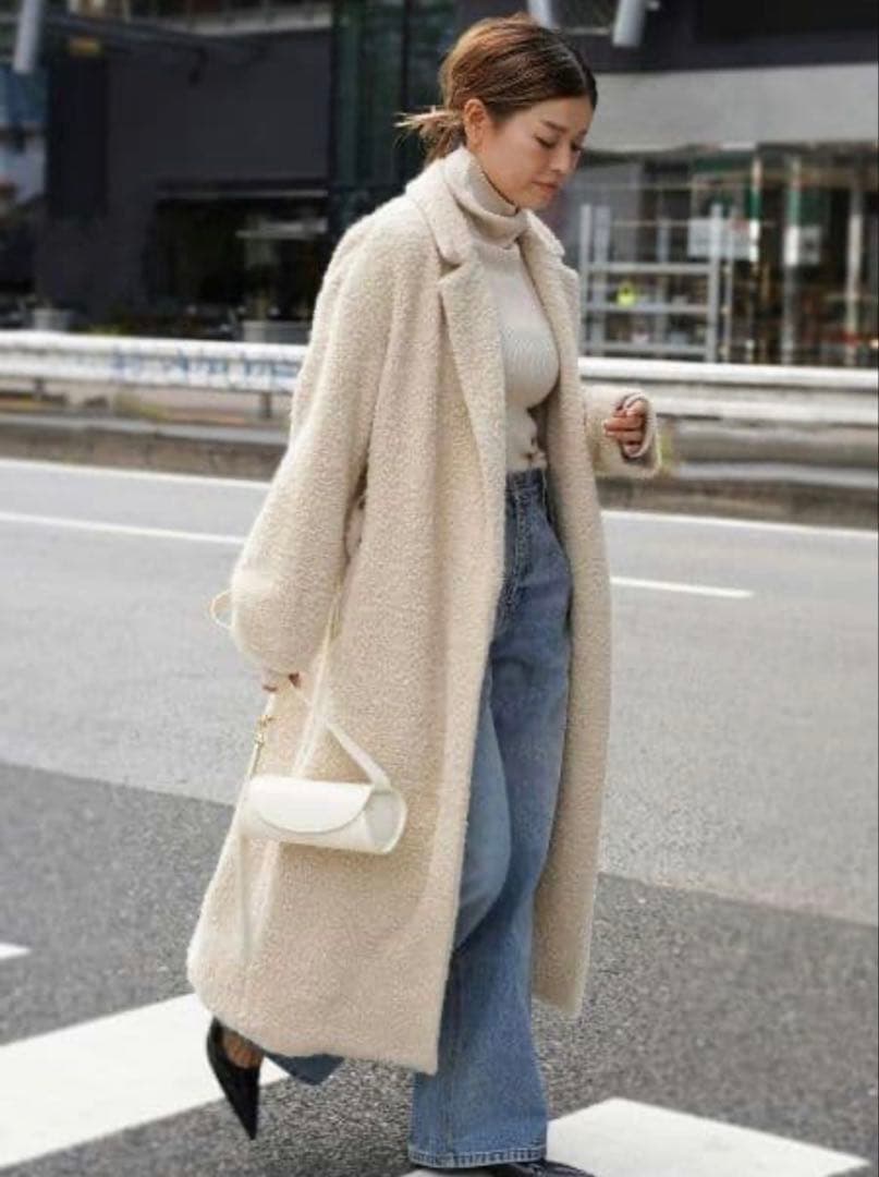 完売品❣️EVERYDAY I LIKE. タックバギーデニムパンツ ワイド　38