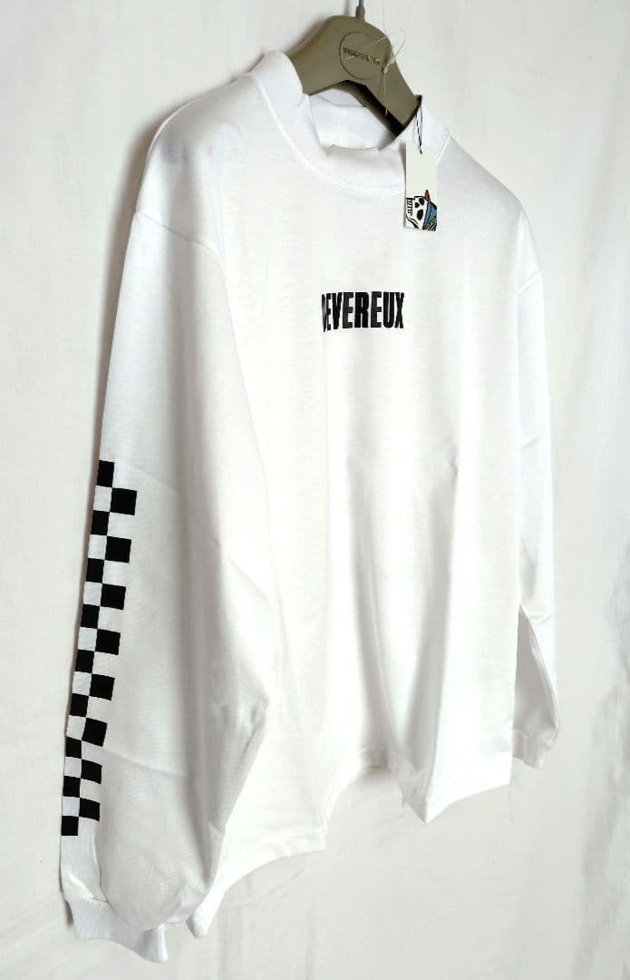 最終値新品【DEVEREUX GOLF】ロンT／チェッカーモックネックシャツ L