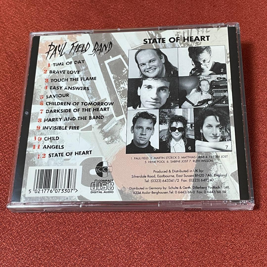 メロディアスAOR◆PAUL FIELD BAND/STATE OF HEART