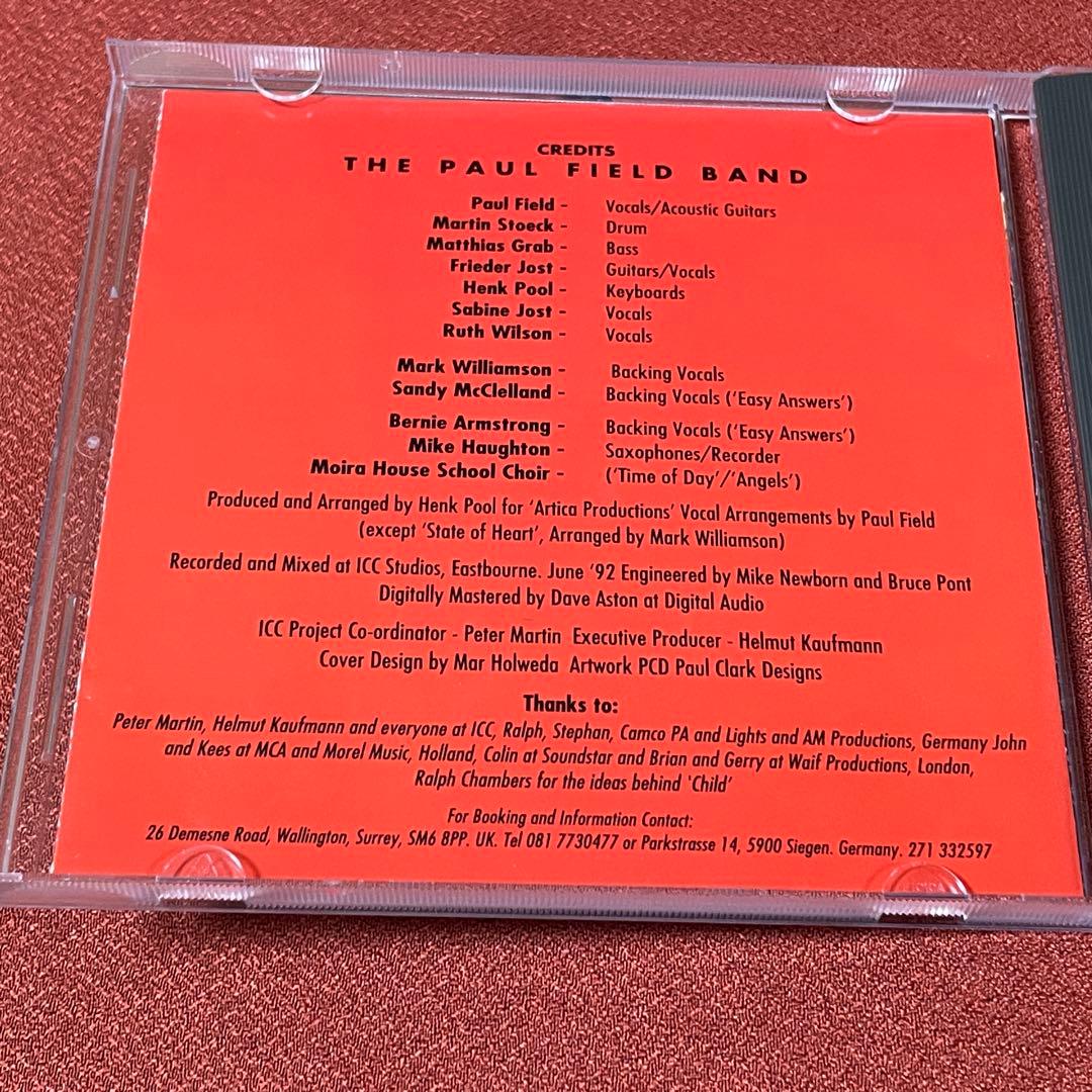 メロディアスAOR◆PAUL FIELD BAND/STATE OF HEART