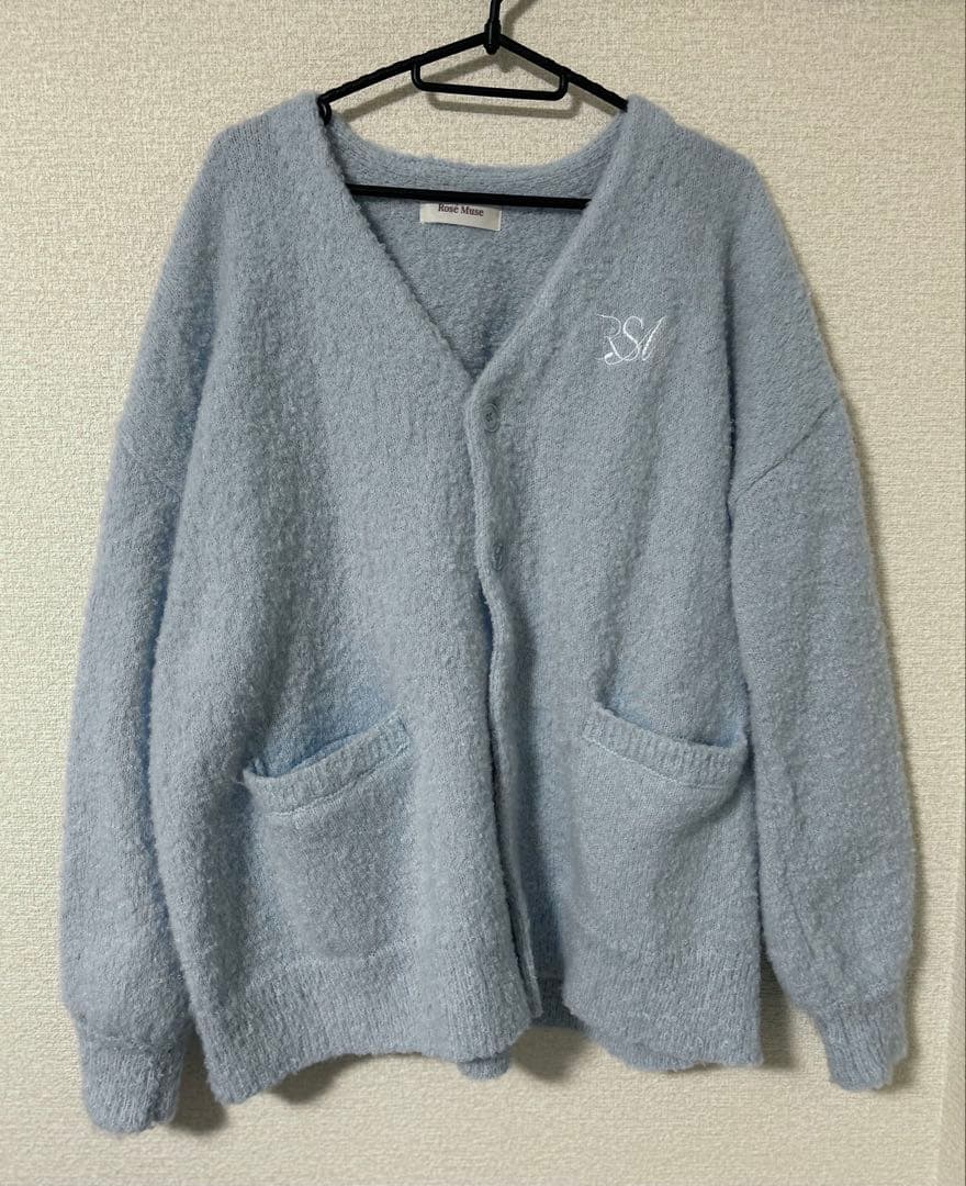 ロゼミューズ カーディガン サックス