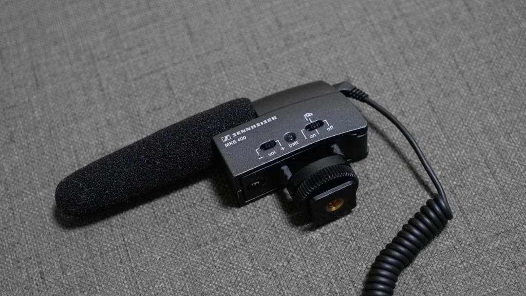 ゼンハイザー　MKE 400　ショットガンマイク