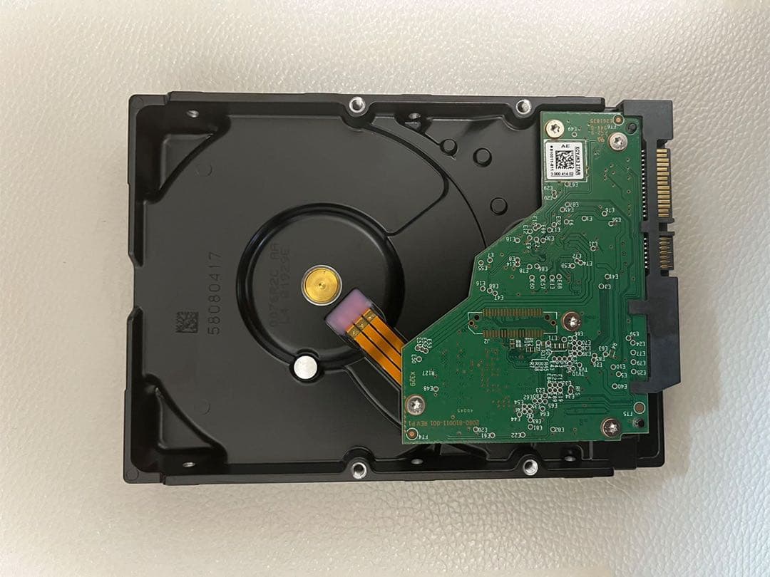 WD60EZAZ WD Blue 6TB HDD 11,343時間使用