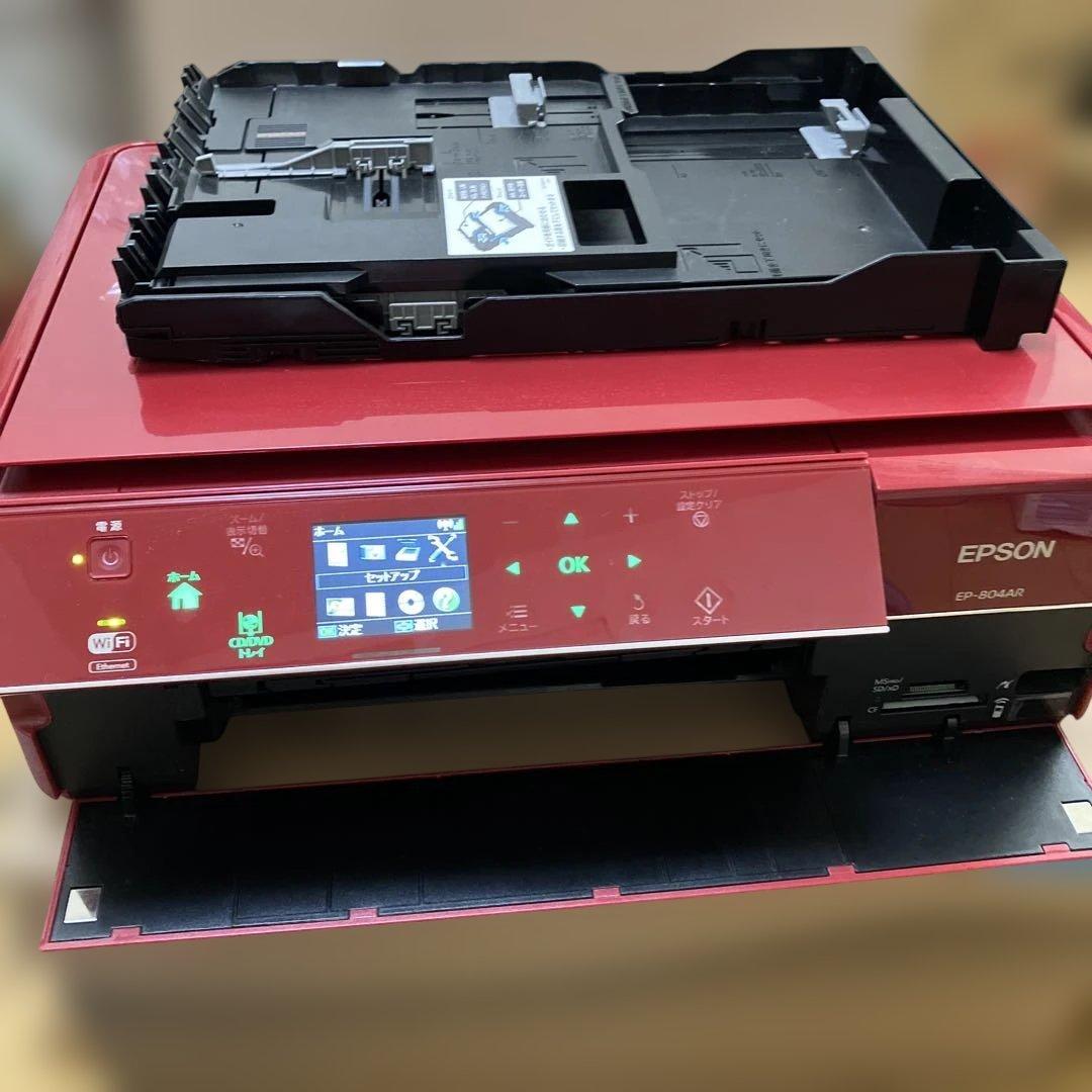 EPSON インクジェットプリンター レッド　EPー804AR