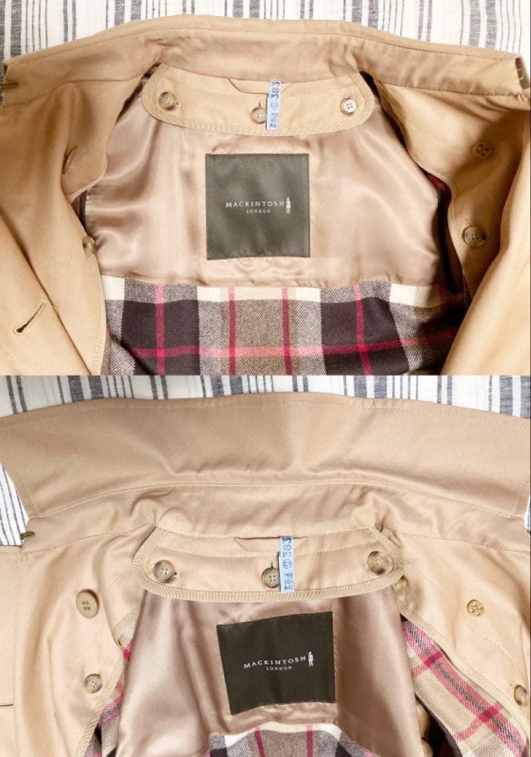 MACKINTOSH LONDON ギャバジン トレンチコート ベージュ