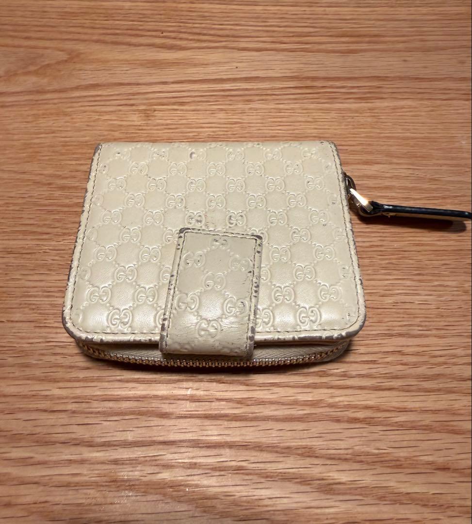GUCCI マイクロシマ 二つ折り財布