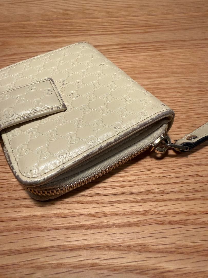 GUCCI マイクロシマ 二つ折り財布