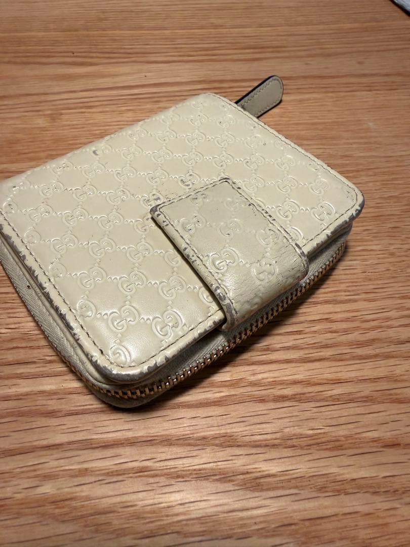 GUCCI マイクロシマ 二つ折り財布