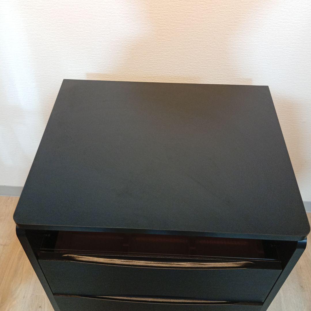 新品【ライト付きドレッサー】ブラック　※10枚目シール浮き　2603211824