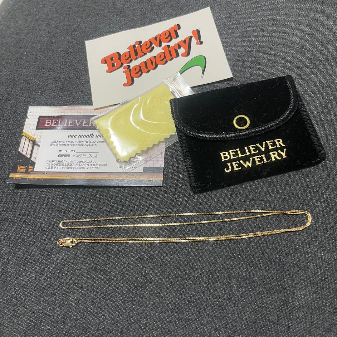 n*e様 BELIEVER JEWELRY k14 ボックスチェーンネックレス