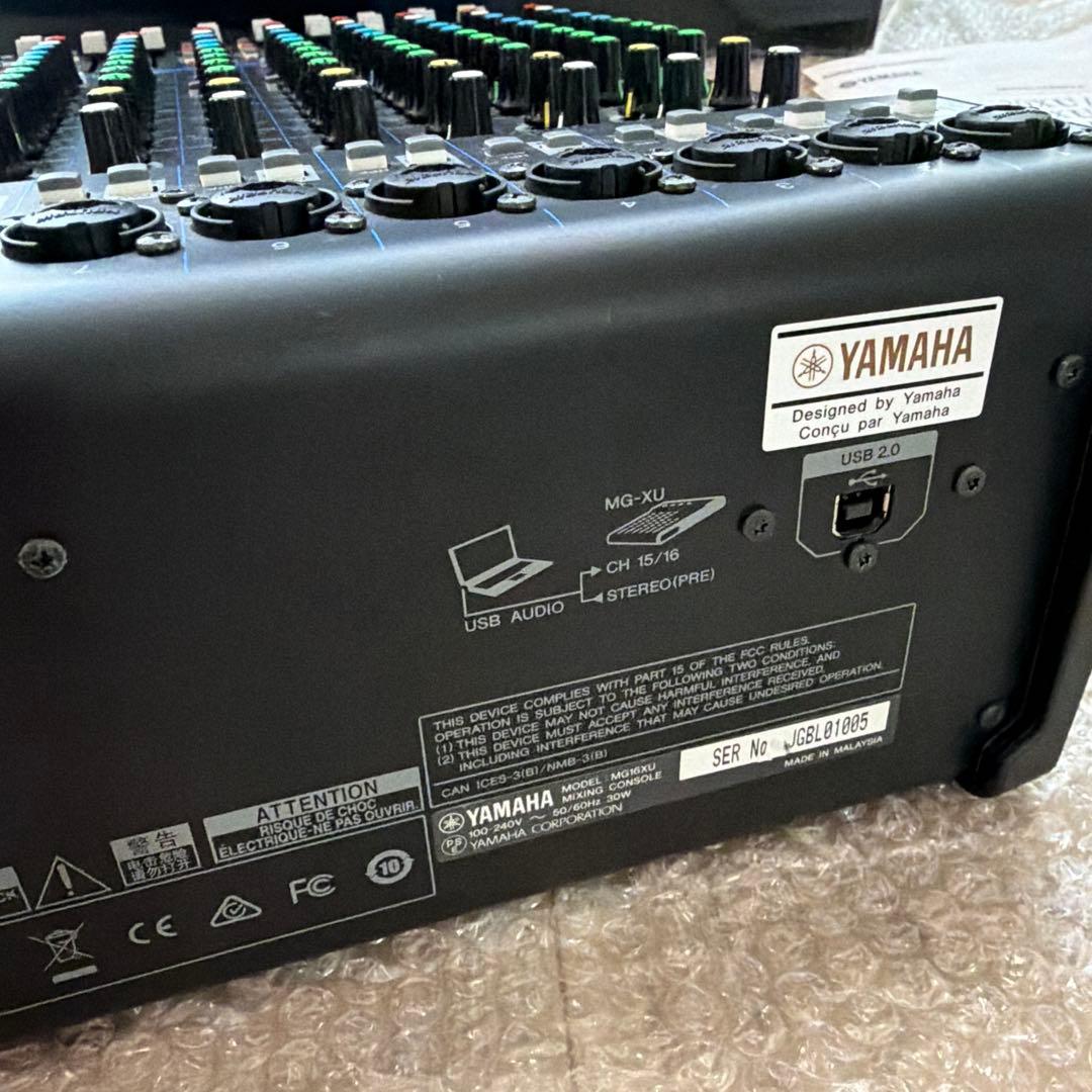 【美品】YAMAHA MG16XU ミキサー