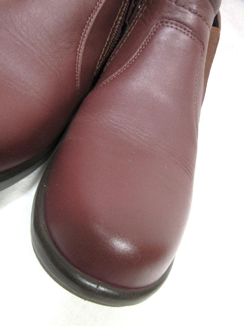 ACHILLES アキレス ソルボ　サイドジップ　レザー　ブーツ　 試着のみ