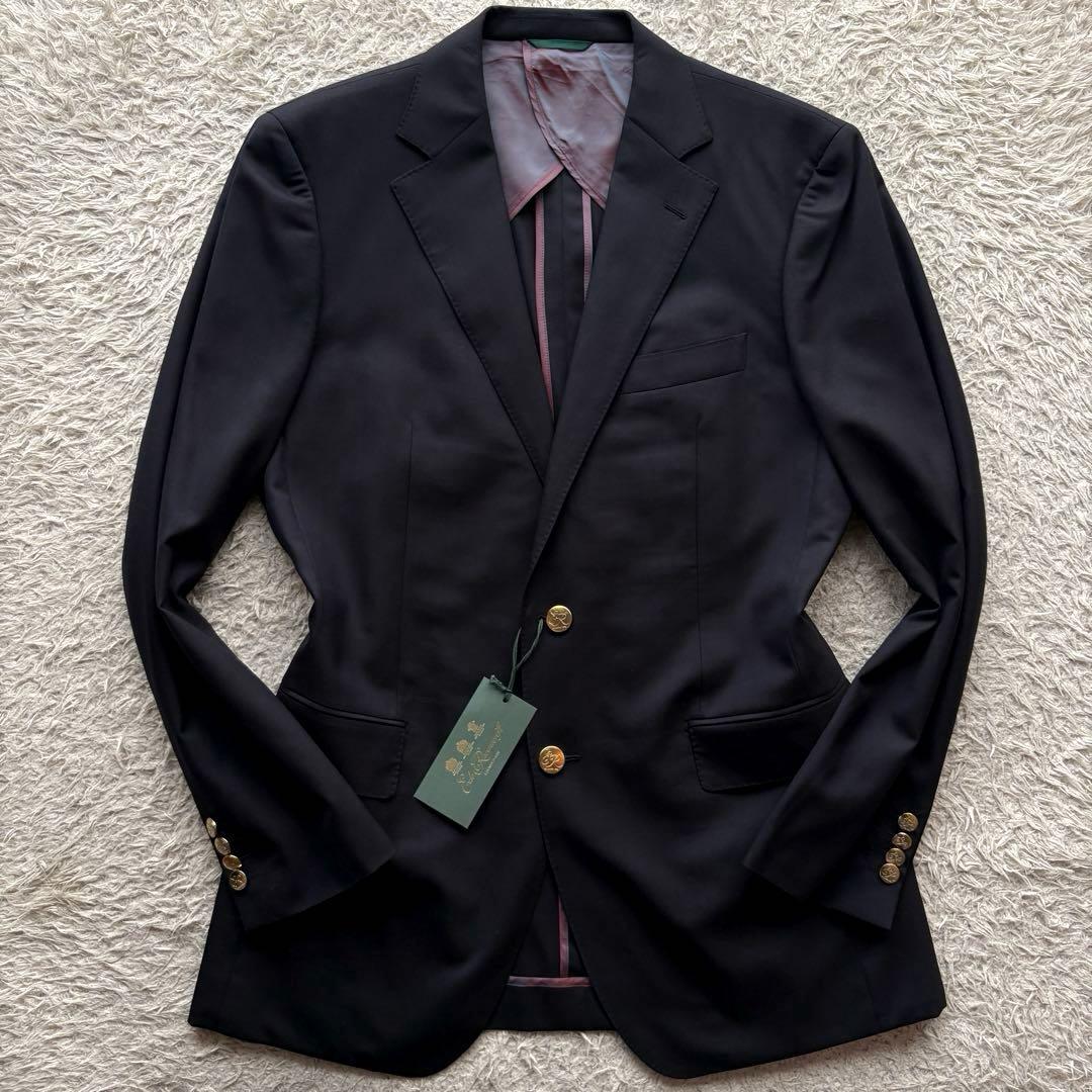 ★定価10万 紺ブレ★ Ede&Ravenscroft ゼニア 金ボタン XL