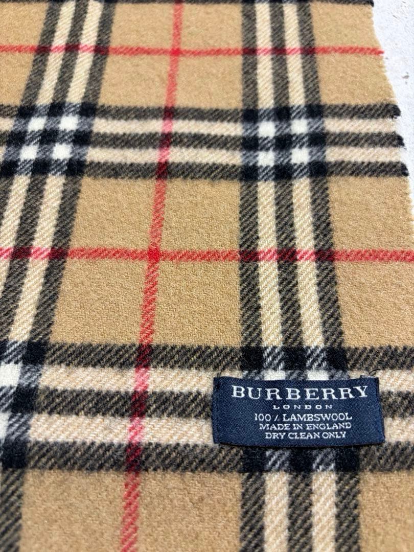 BURBERRY タータンチェックマフラー